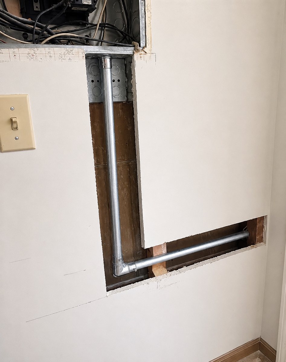 Electrical work example