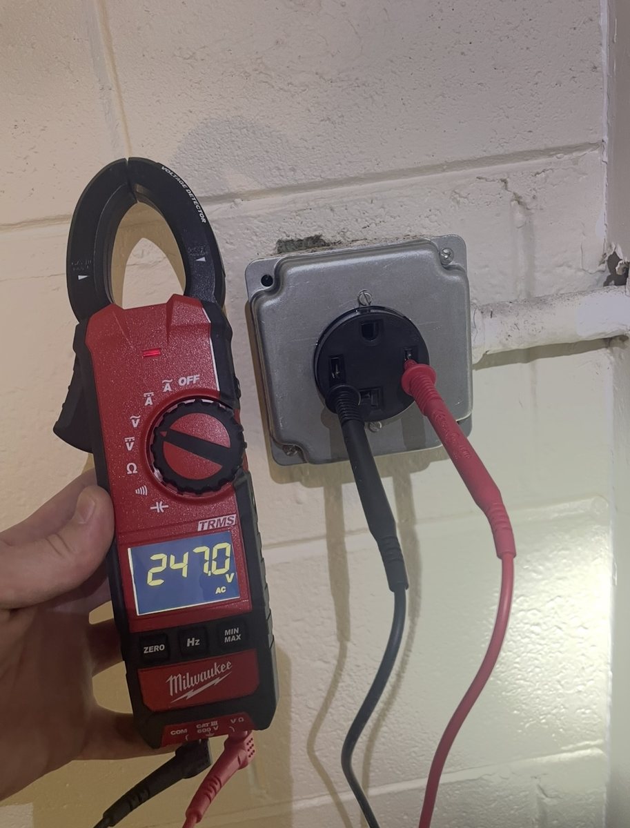 Electrical work example