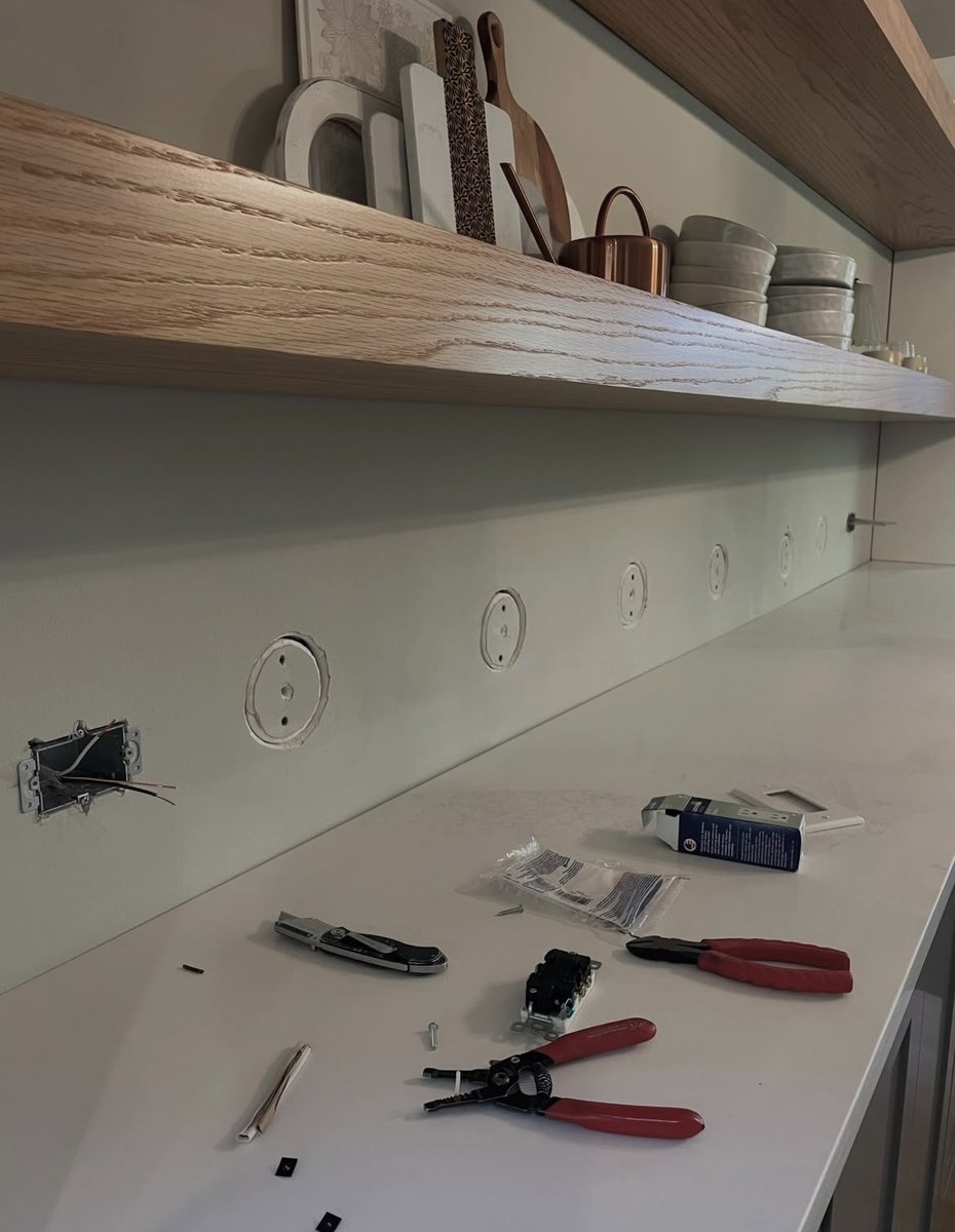 Electrical work example