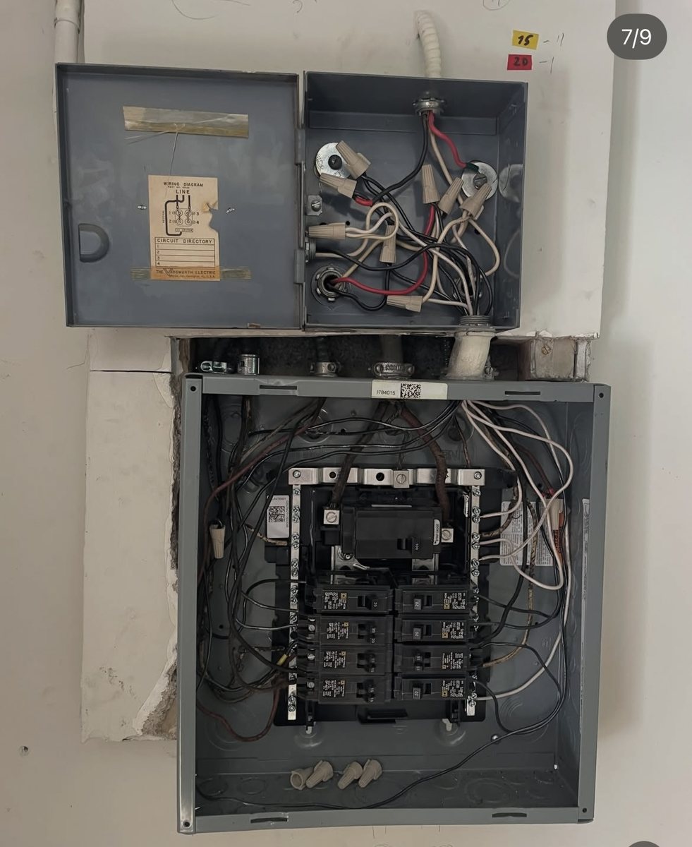 Electrical work example